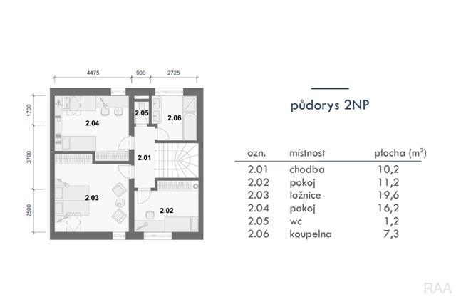 půdorys 2.NP [6/22]